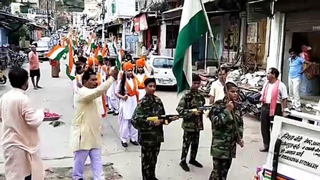 Video : तिरंगा रैली में दिखा देश भक्ति का जज्बा, जगह-जगह स्वागत