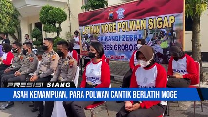 Asah Kemampuan, Para Polwan Cantik Ini Dilatih Moge