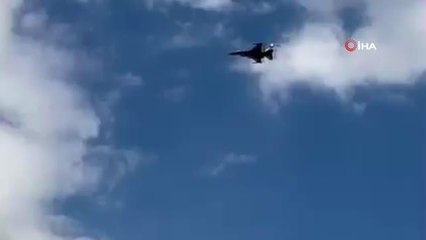 Bayburt haberleri... MSB, SOLOTÜRK'ün Bayburt'taki uçuş görüntüleri paylaşıldı