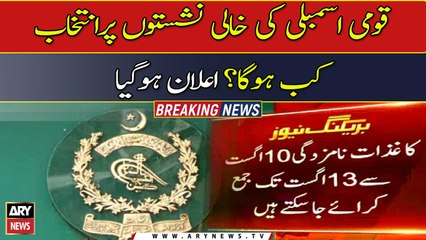 By-election schedule for resigned PTI parliamentarians released