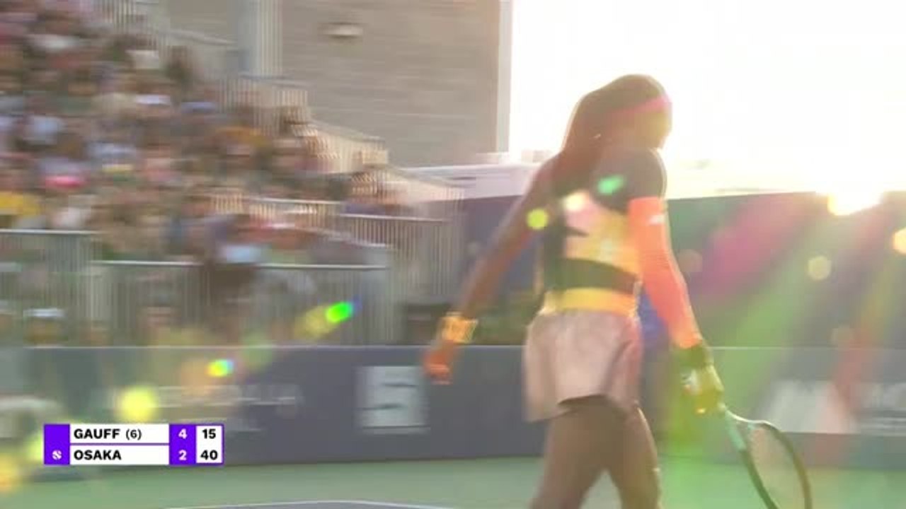 Highlighs: gauff mit leichtigkeit gegen osaka