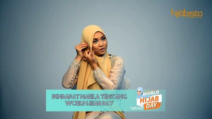 #WorldHijabDay _ Nabila Razali Bebel Sambil Buat Tutorial