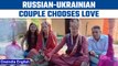 Russian-Ukrainian couple chooses love over war, marries in Dharamshala | OneIndia News *News