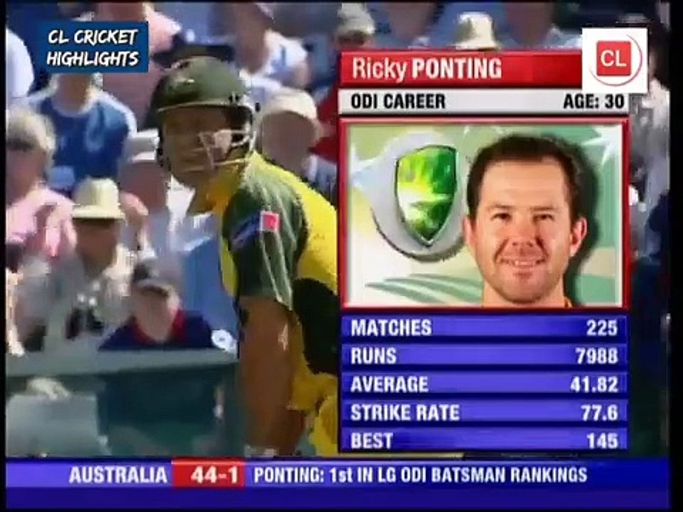 Natwest Series 2005 Match 5 England v Australia June 23 2005 at Chester-Le-Street