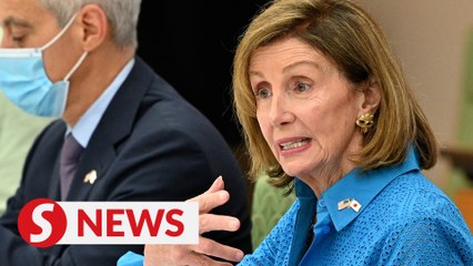 'We will not allow them to isolate Taiwan,' says Pelosi