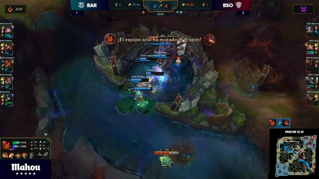 LoL - Superliga: Barça Esports remontando un 2 a 0