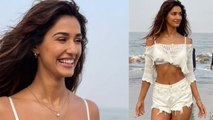 Disha Patani White Bralette Beach Video Viral,Bikini में ढाया कहर | Boldsky *Entertainment