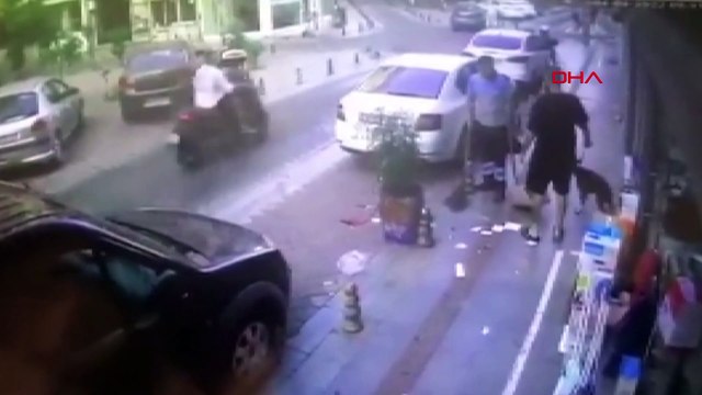 Köpeğine toz geldi diye temizlik işçisine saldırdı