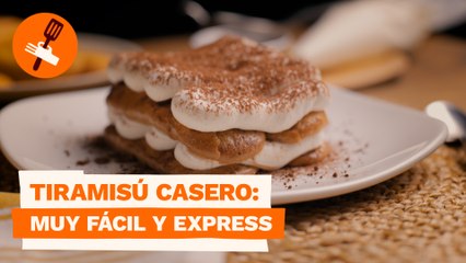 Tiramisú casero: muy fácil y express