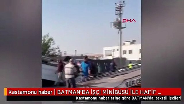 Kastamonu haber | BATMAN'DA İŞÇİ MİNİBÜSÜ İLE HAFİF TİCARİ ARAÇ ÇARPIŞTI: 8 YARALI
