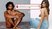 Erica Packard shared Semi-nude photo after Ranveer Singh Nude ...