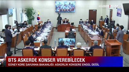 BTS grubu üyeleri askerde konser verebilecek