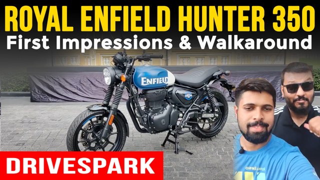 Royal Enfield Hunter 350 - First Impressions & Walkaround #FirstLook
