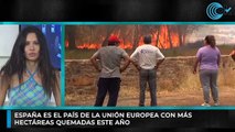 España es el país de la Unión Europea con más  hectáreas quemadas este año