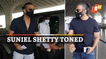Suniel Shetty Looks All Fit & Toned In Jeans & Tees