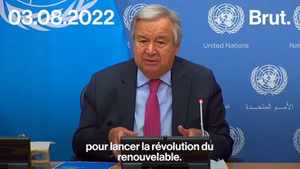 Energie : l’appel du chef de l'ONU à taxer les superprofits