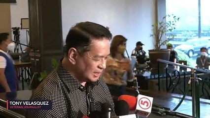 News anchor Tony Velasquez: FVR appreciated, respected the role of the media