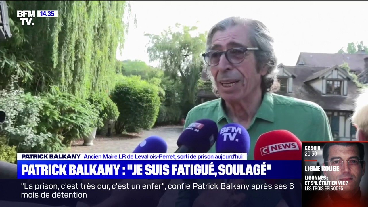 Patrick Balkany est sorti de prison après l'obtention d'une libération conditionnelle