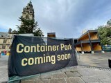 Sheffield Council's Container Park lands on Fargate in the city centre