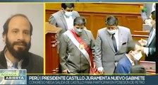 Presidente de Perú toma juramento a su gabinete ministerial