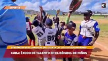 Cuba: éxodo de talento en el béisbol de niños