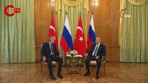 Son dakika, Cumhurbaşkanı Erdoğan'ın Rusya Devlet Başkanı Putin ile görüşmesi başladı