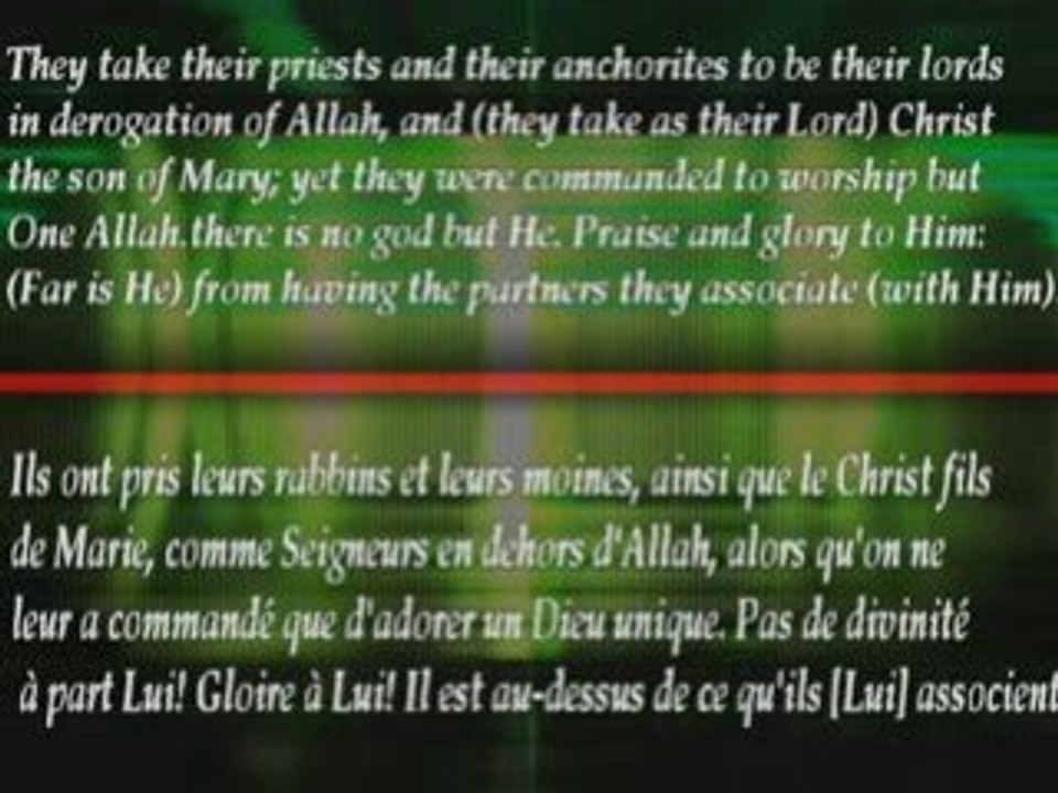 Who is God; Qui est Dieu ?