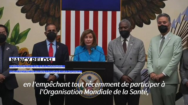 Les Etats-Unis ne permettront pas à la Chine d'isoler Taïwan (Pelosi)