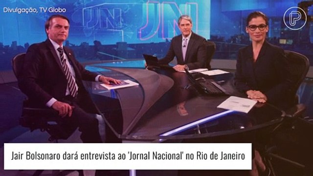 Jair Bolsonaro volta atrás e dará entrevista ao 'Jornal Nacional' no Rio de Janeiro. Veja quando!