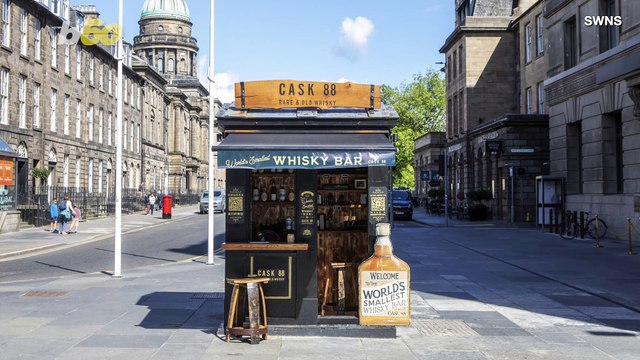 The World’s Smallest Whisky Bar Has Opened Inside a Classic Old Police Box