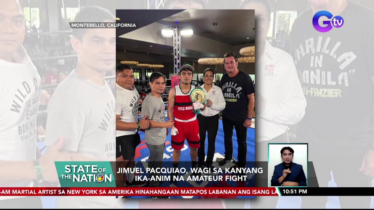 Jimuel Pacquiao, wagi sa kanyang ika-anim na amateur fight | SONA