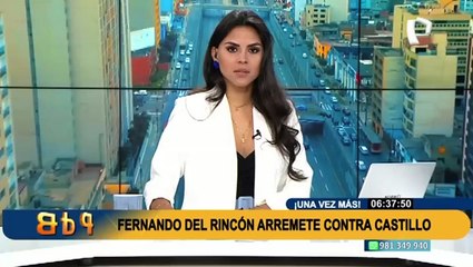 Del Rincón a Castillo: "A usted le pagan por gobernar y no tiene la menor idea"