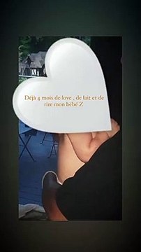 Amel Bent et son fils Zayn, 4 mois, en plein fou rire