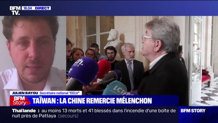 Julien Bayou dénonce le "cynisme en matière de géopolitique" de Jean-Luc Mélenchon à propos de Taïwan