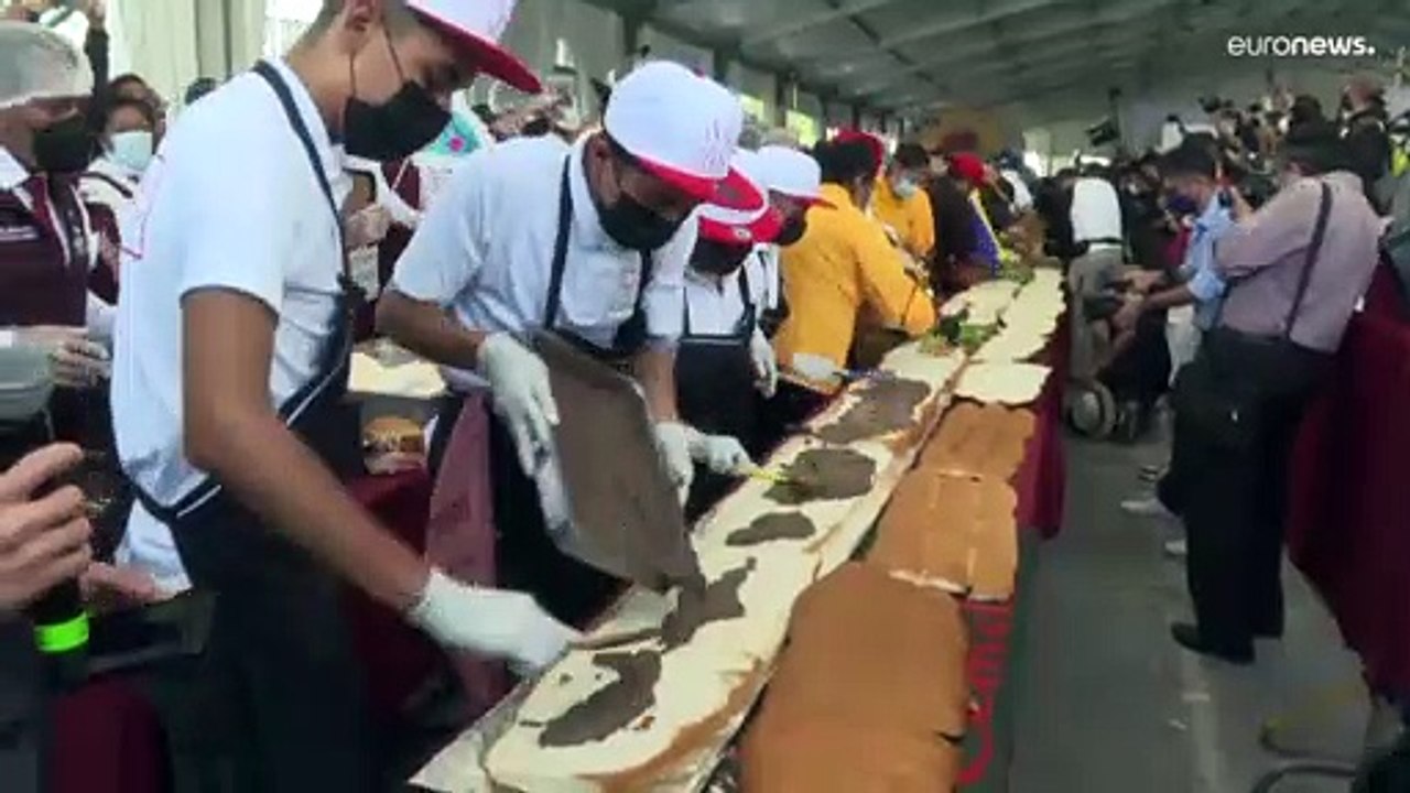 Mexikanisches Riesensandwich bricht Rekorde