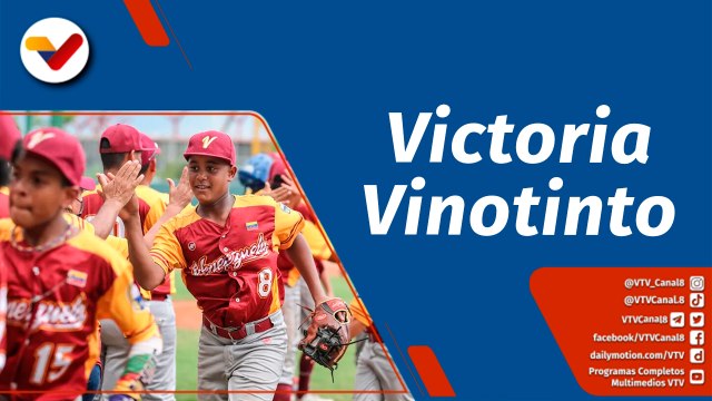 Deportes VTV | Venezuela vence a República Dominicana en la Copa Mundial de Béisbol Sub-12