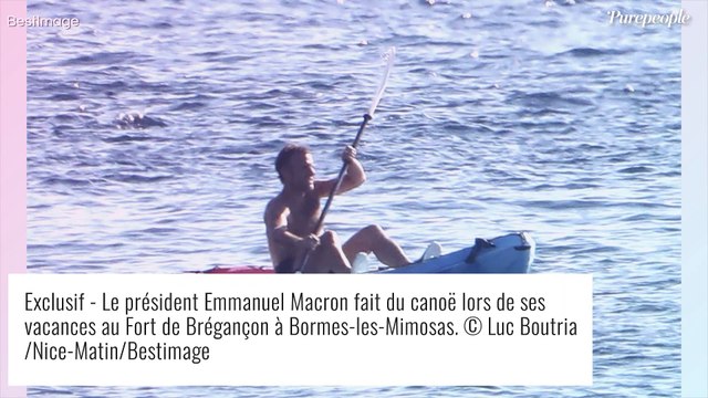 Emmanuel Macron torse nu : le président en mode détente pendant ses vacances au Fort de Brégançon