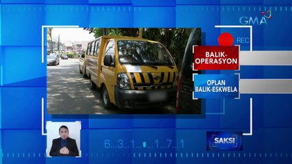 LTFRB: Maari na muling mag-operate ang mga school transport service | Saksi