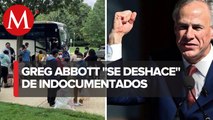 Gobernador de Texas hace primer envío de inmigrantes a Nueva York