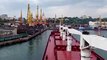 Three grain ships left Ukrainian ports while the first inbound cargo vessel since Russia's