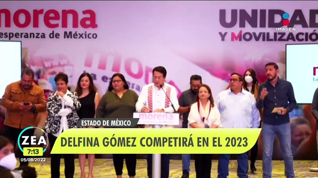 Delfina Gómez será candidata de Morena en el Estado de México