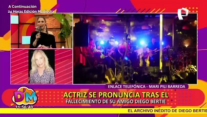 Mari Pili sobre serie 'Fandango' con Diego Bertie: "Estábamos hablando de juntarnos y ver capítulos"