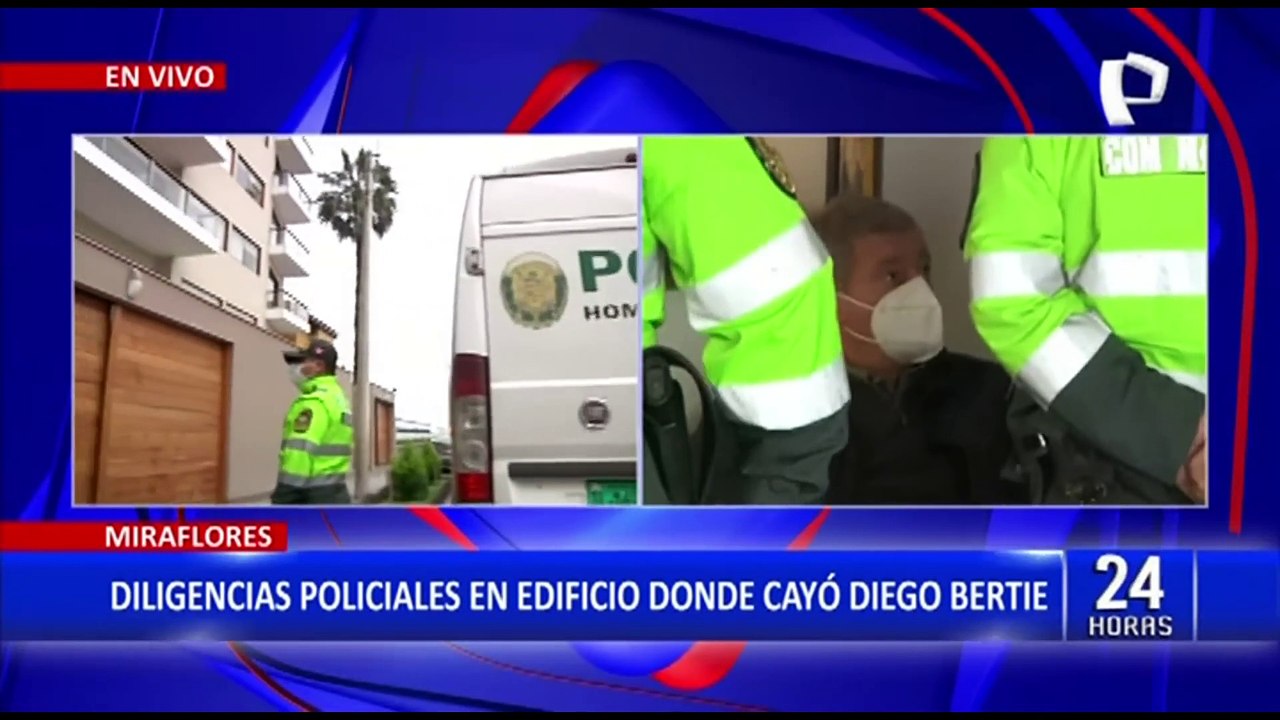 Diego Bertie fallece: diligencias policiales continúan en edificio donde cayó el actor