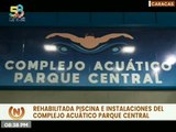 Gobierno de Caracas rehabilitó las instalaciones del Complejo Acuático Parque Central