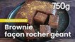 Recette du brownie façon rocher géant au praliné - 750g