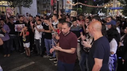 Batı Şeria'da İsrail'in saldırdığı Gazze'ye destek yürüyüşleri düzenlendi