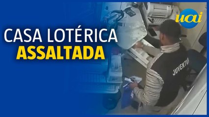 Homem rouba R$ 12 mil de casa lotérica em Minas