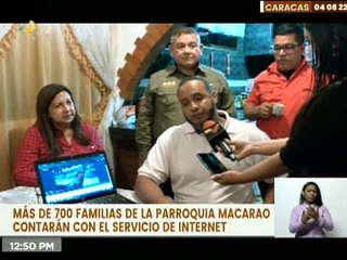 CANTV instala servicio de internet en la parroquia Macarao para beneficiar a más de 700 familias