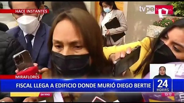 Fiscal sobre muerte de Diego Bertie: Definitivamente él ha caído. No hay signos de violencias”
