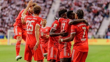 Bayern Münih sahasında Eintracht Frankfurt'u 6-1 mağlup etti